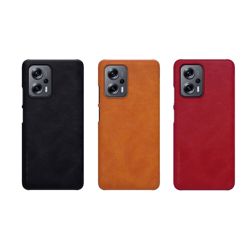 Bao Da PU Điện Thoại Nắp Lật Thân Thiện Với Da NILLKIN Cho RedmiNote 11T Pr