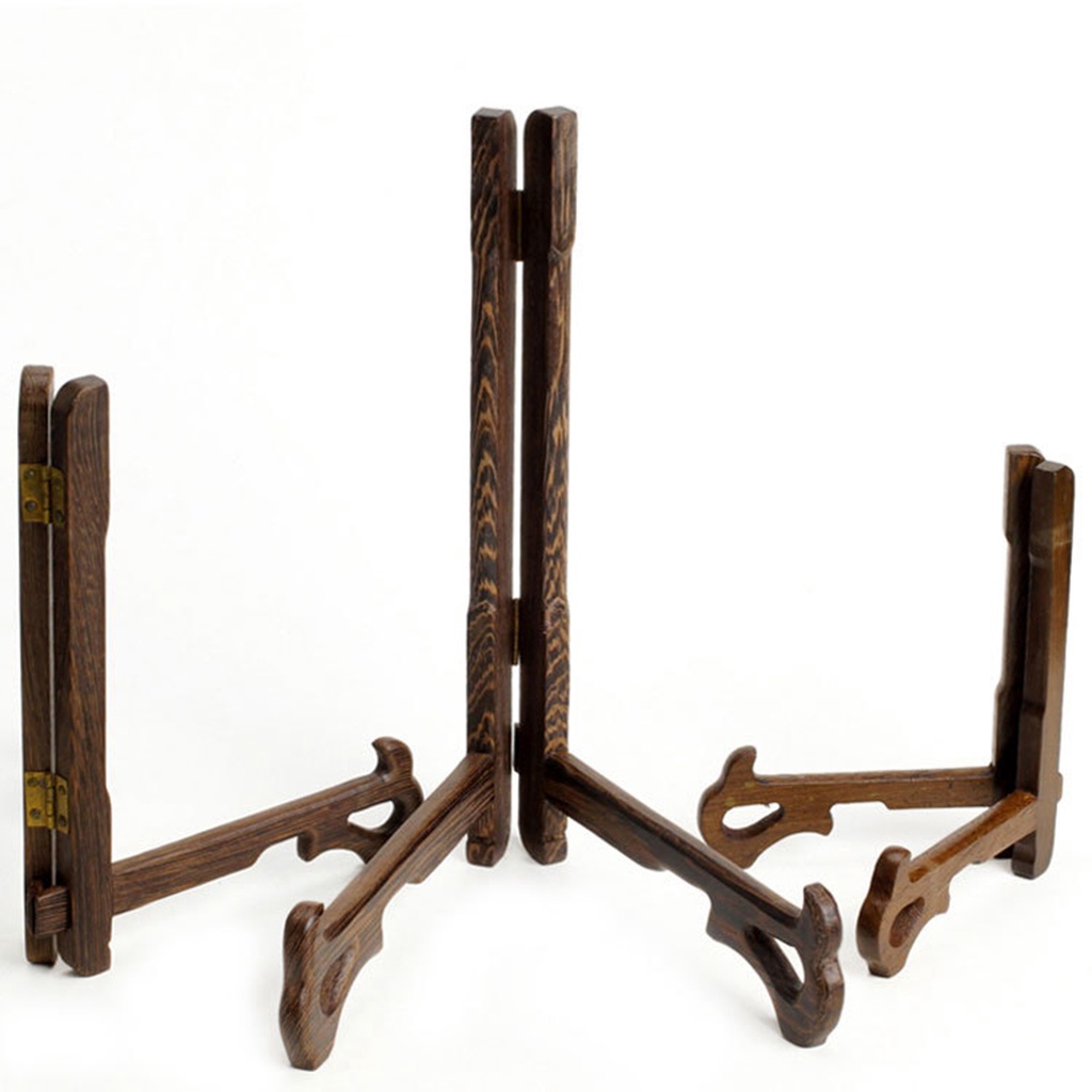 Giá đỡ trưng bày đĩa ảnh bằng gỗ đa năng 3-7inch