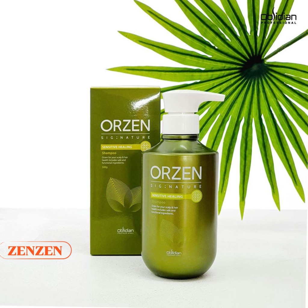 Dầu Gội ORZEN kích thích tăng cường sinh trưởng tóc dành cho da đầu khô, nhạy cảm 500g