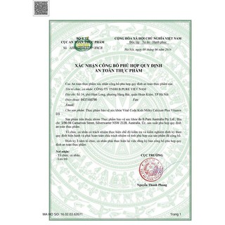 Viên uống Vital Code Kids Milky Calcium plus Vitamin D3
