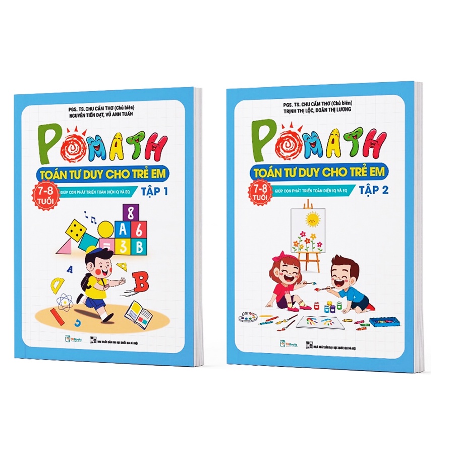Sách - Combo Pomath Toán tư duy cho trẻ em  (MC)
