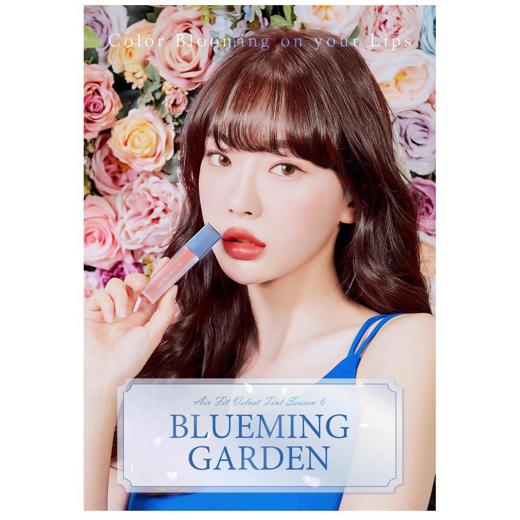 Son Black Rouge Air Fit Velvet tint ver 6 Bluming Garden