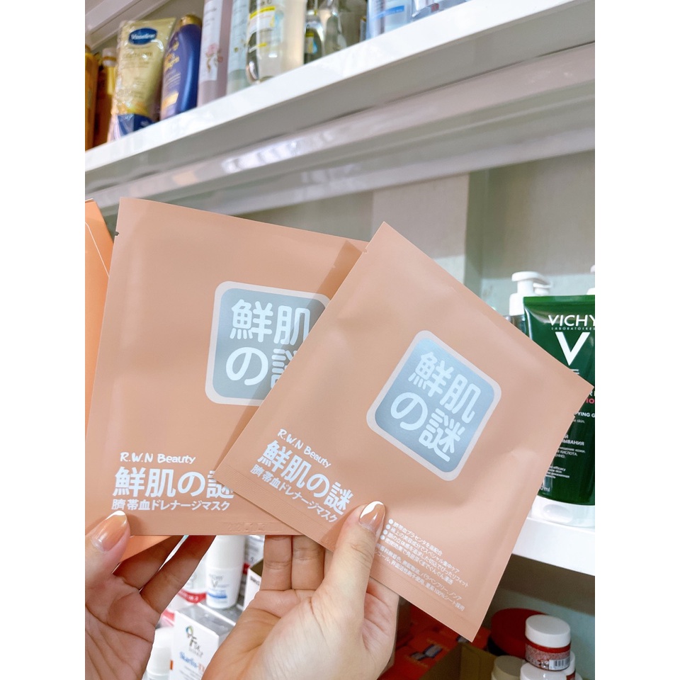 Mặt nạ nhau thai tế bào gốc Rwine Beauty Stem Cell Placenta Mask Nhật Bản