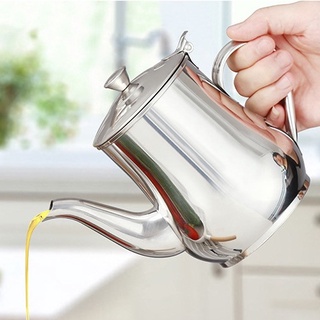 Ấm trà inox dung tích lớn có lưới lọc dầu