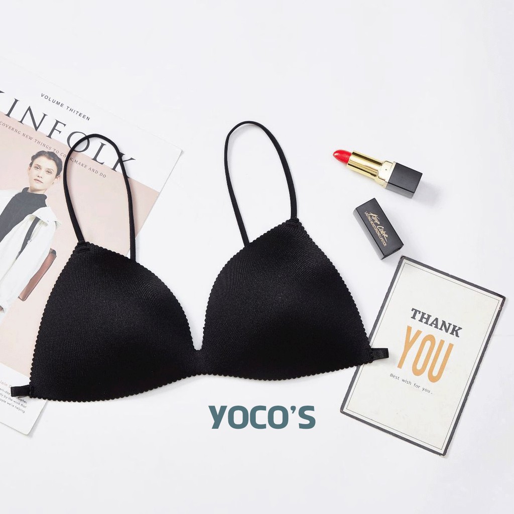 Áo ngực không gọng YOCO'S, áo lót bra không gọng dây mảnh BRA007-Smartlife365 | BigBuy360 - bigbuy360.vn