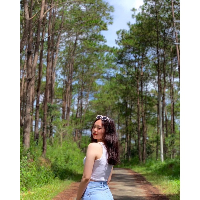 Áo Croptop CRT nữ ba lỗ ôm body thun tăm gân mềm mát basic ulzzang - AAG99
