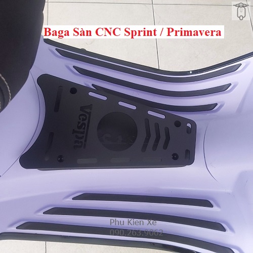 Baga Sàn Vespa Hàng CNC Cao Cấp Dành Cho Vespa Sprint Primavera GTS GTV