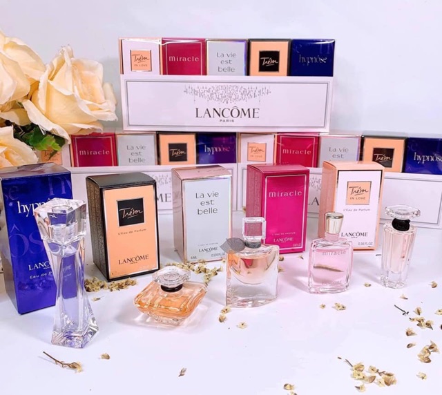 Bộ quà tặng 5 chai nước hoa mini Lancôme | Thế Giới Skin Care