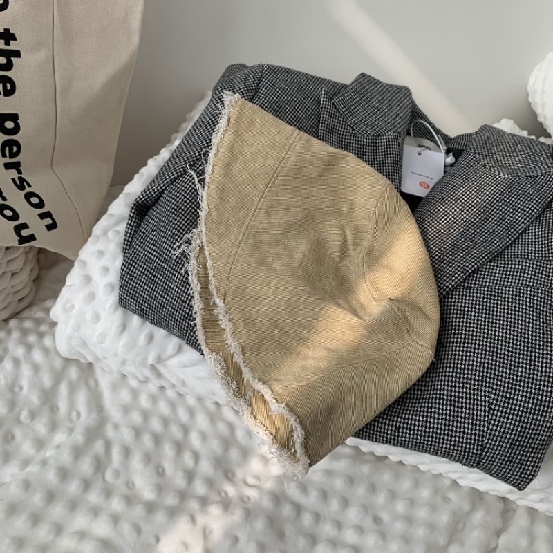 Nón Bucket Jeans Viền Tua Rua (Hình Thật Ở Cuối)