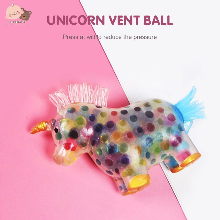 Unicorn Stress Balls Toy Heal Your Mood Unicorn Squeeze Toy Squishy Funny Gift