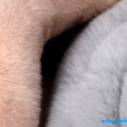 Khăn quàng cổ phối lông thỏ giữ ấm thời trang