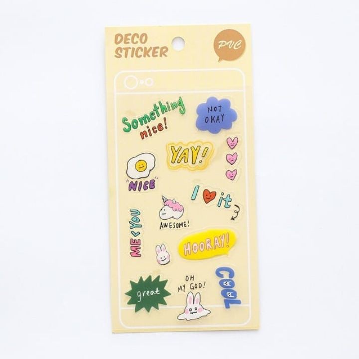 Miếng Dán Trang Trí Sticker Trang Trí Điện Thoại, Laptop, Scrapbook, Album, Nhật ký và Đồ dùng Cá Nhân