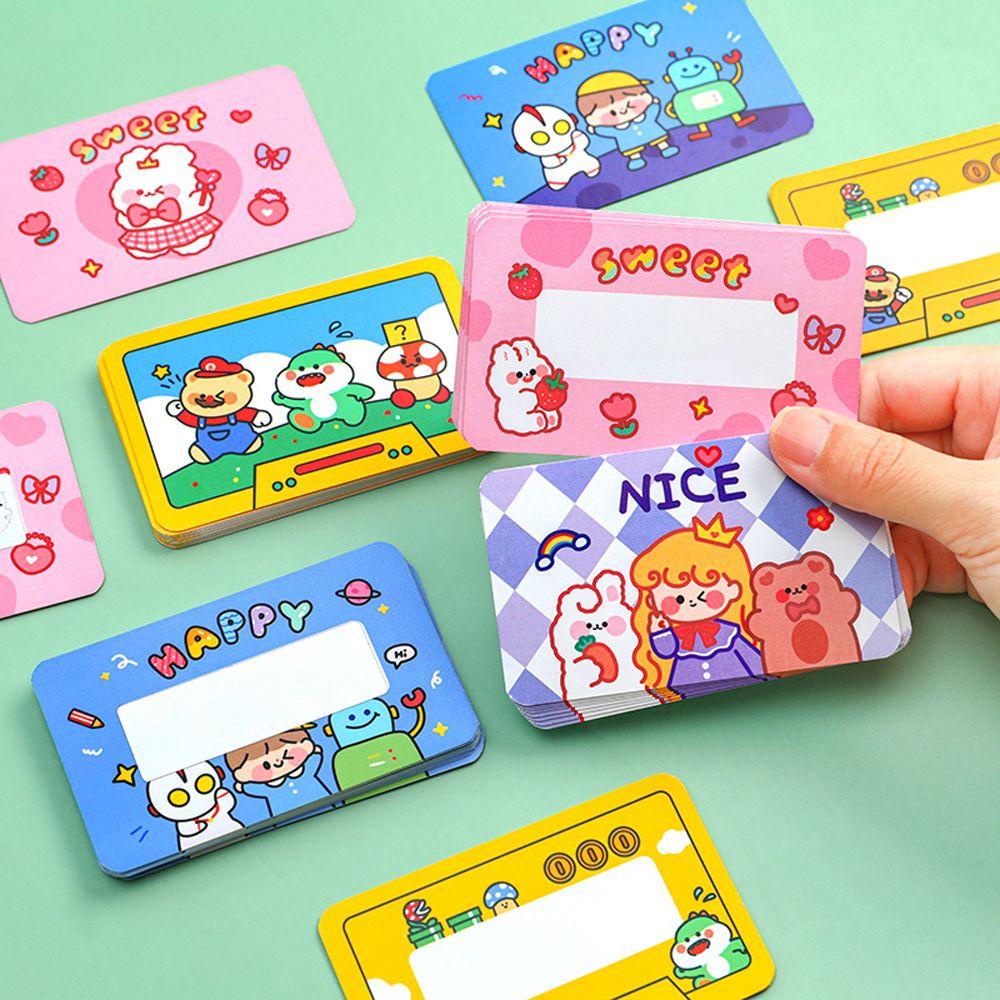 Bộ Thẻ Bài Đồ Chơi Học Viết Hoạt Hình Dễ Thương Cho Bé