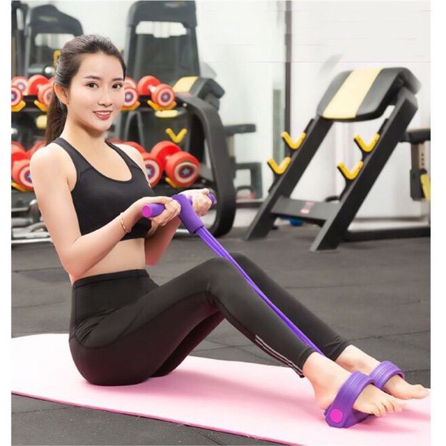 Dây kéo lưng, Dây tập thể dục, tập gym, tập cơ bụng thông minh điều chỉnh lực kéo,Dụng cụ hỗ trợ tập yoga tại nhà