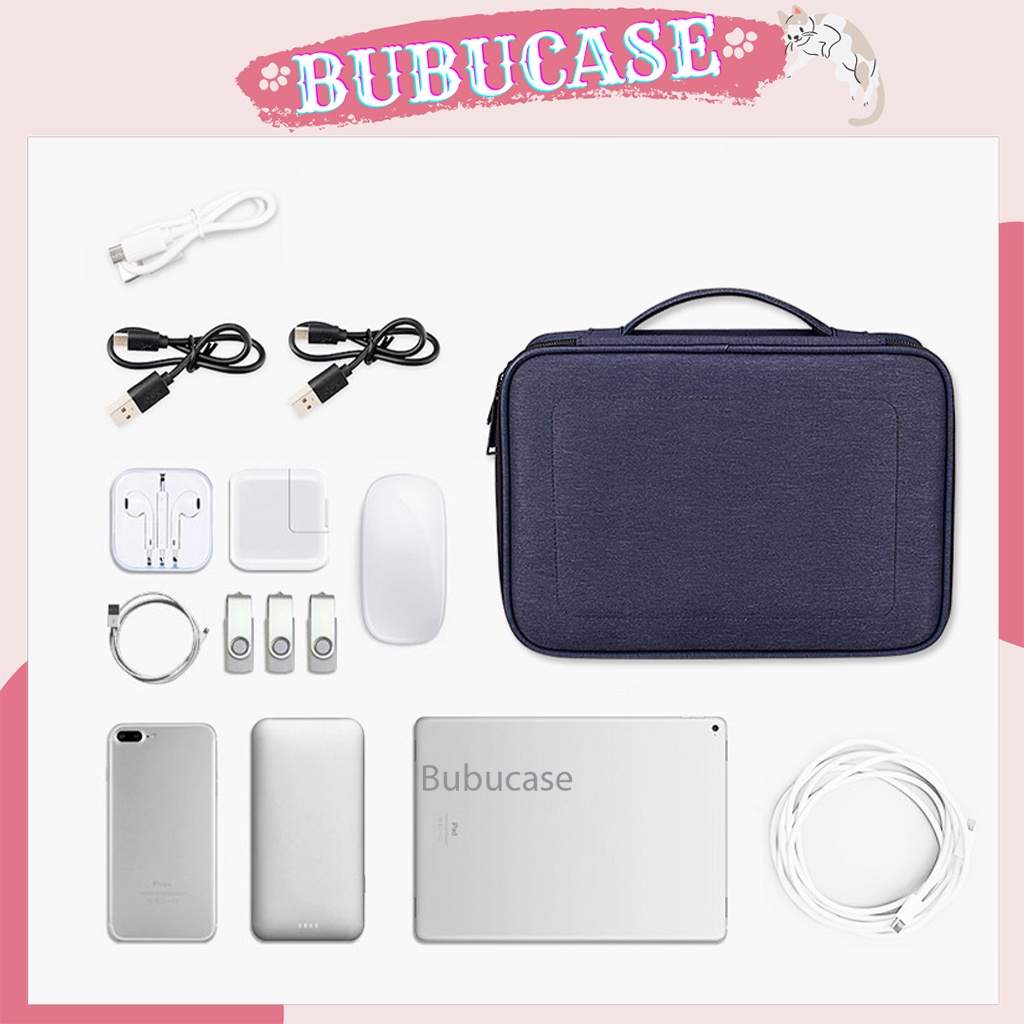 Túi Đựng Điện Thoại, Phụ Kiện Công Nghệ Cao Cấp 2 Ngăn Chống Thấm - Thiết Kế Nhiều Ngăn Chứa Thông Minh, Tiện Dụng [FT5]