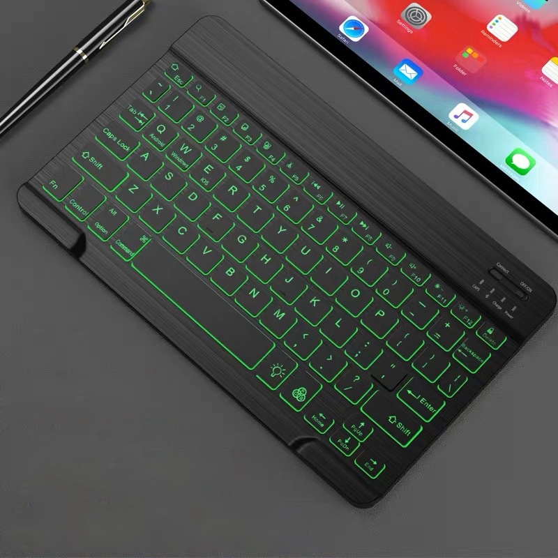 Bàn phím Bluetooth không dây mỏng cho Windows / Android / Ios  giảm ồn, gọn nhẹ, đa thiết bị, Mac/ PC