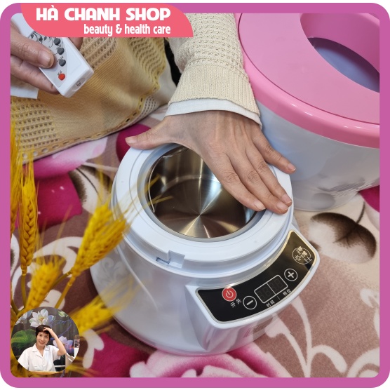 Máy Xông Hơi/  Xông Vùng Kín Sau Sinh/ Nồi Đun Lớn 350ml Trẻ Hóa, Làm Hồng, Se Khít Vùng Kín