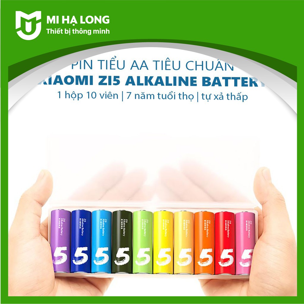 Pin đũa AAA Xiaomi ZI7 Alkaline Battery (vỉ 10 viên)