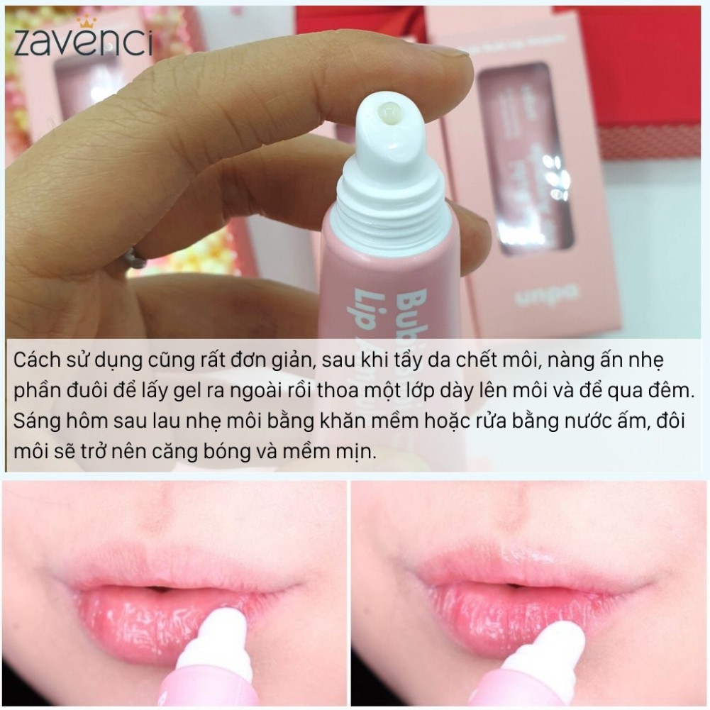 Tẩy Da Chết Môi UNPA Bubi Bubi Lip Sủi Bọt Thải Độc Môi Dạng Gel Chính Hãng Hàn Quốc (12ml) | BigBuy360 - bigbuy360.vn