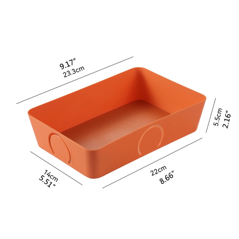 Giỏ Nhựa Đựng Đồ Dùng Để Bàn Màu Sắc Macaron Xinh Xắn Tiện Dụng