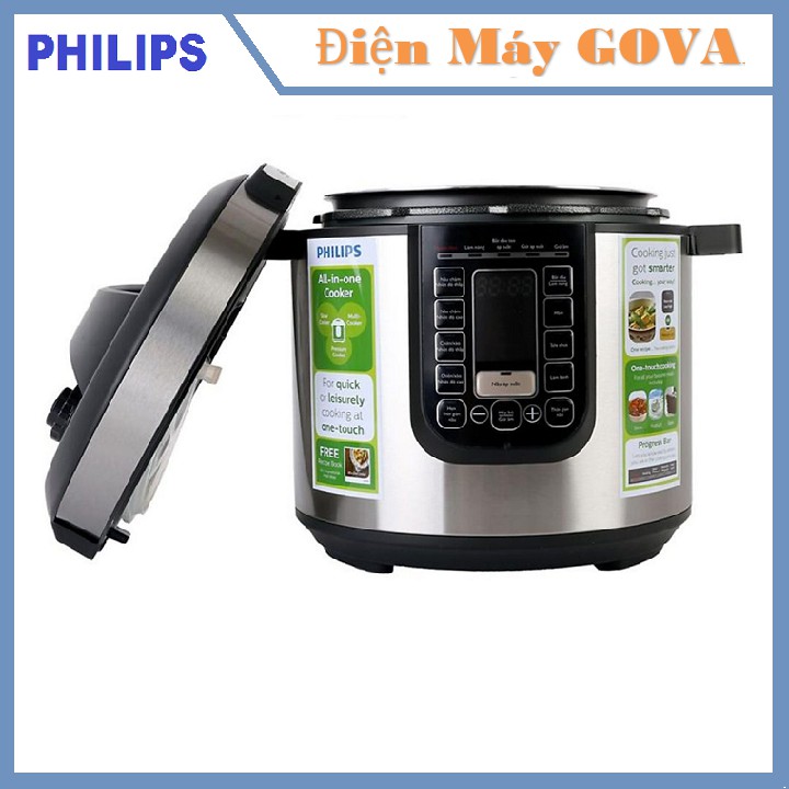 Nồi áp suất điện tử Philips HD2137- Hàng chính hãng- Bảo hành 24 tháng.