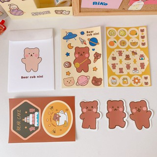 Set phụ kiện sticker trang trí sổ