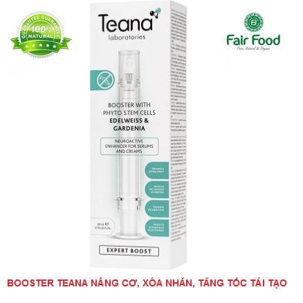 Booster tế bào gốc thực vật TEANA EXPERT BOOST tăng cường tự trẻ hóa da, chống chảy sệ, chống nhăn, nâng cơ và chống lão
