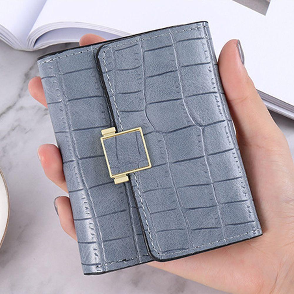 Ví Da PU Đựng Thẻ Tín Dụng Mini Thời Trang Công Sở Giá Đỡ