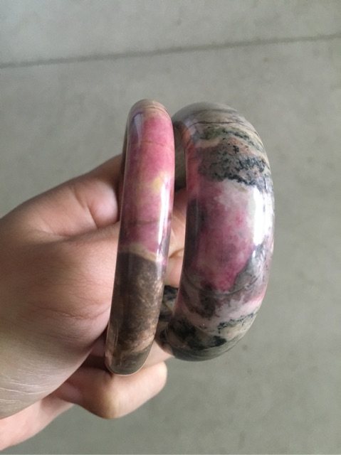 Vòng đá tường vy hồng-vòng đá Rhodonite