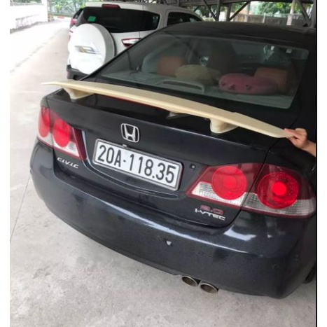 Đuôi gió,Cánh Gió Thể Thao Cao cho Civic HÀNG LOẠI 1 Cao Cấp