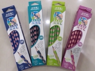 Combo 2 bút chì định vị 2B 12 cái kèm gọt