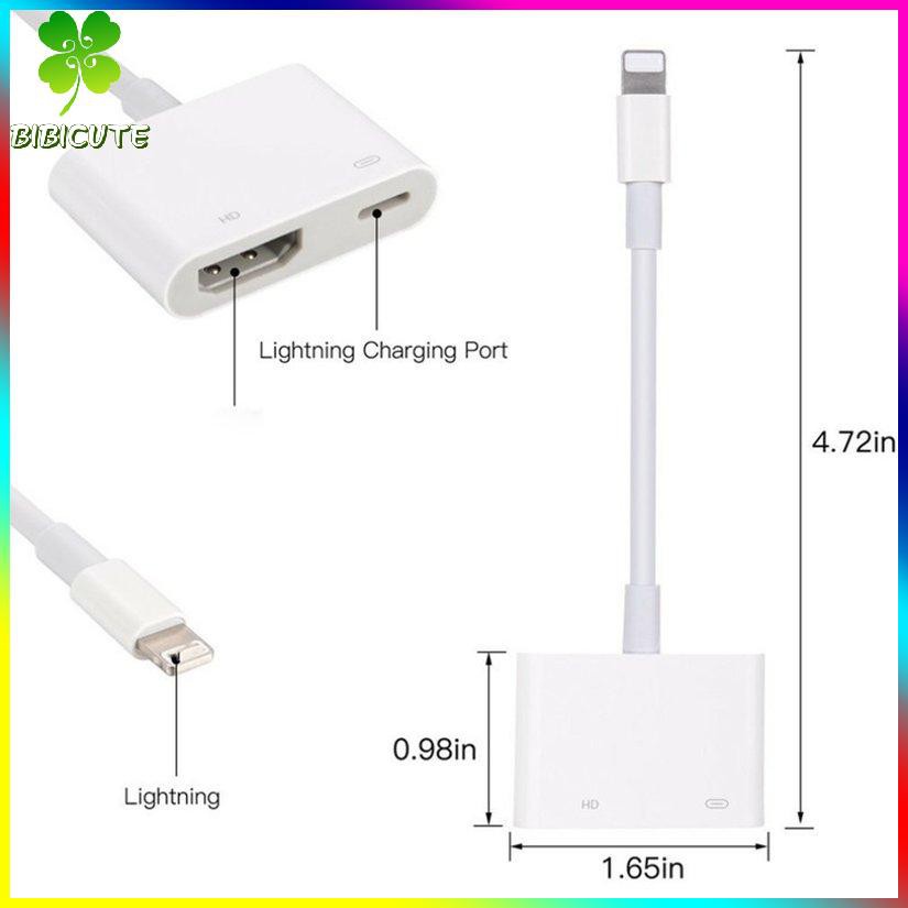 Dây Cáp Chuyển Đổi Hdmi Độ Phân Giải Cao Cho Điện Thoại Apple