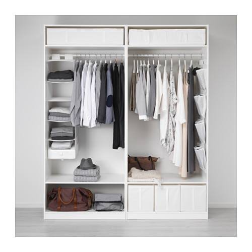 Bộ 3 hộp vải đựng đồ IKEA SKUBB - Trắng