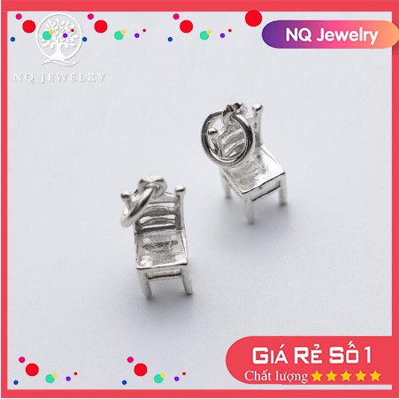 Charm bạc hình cái ghế treo - NQ Jewelry