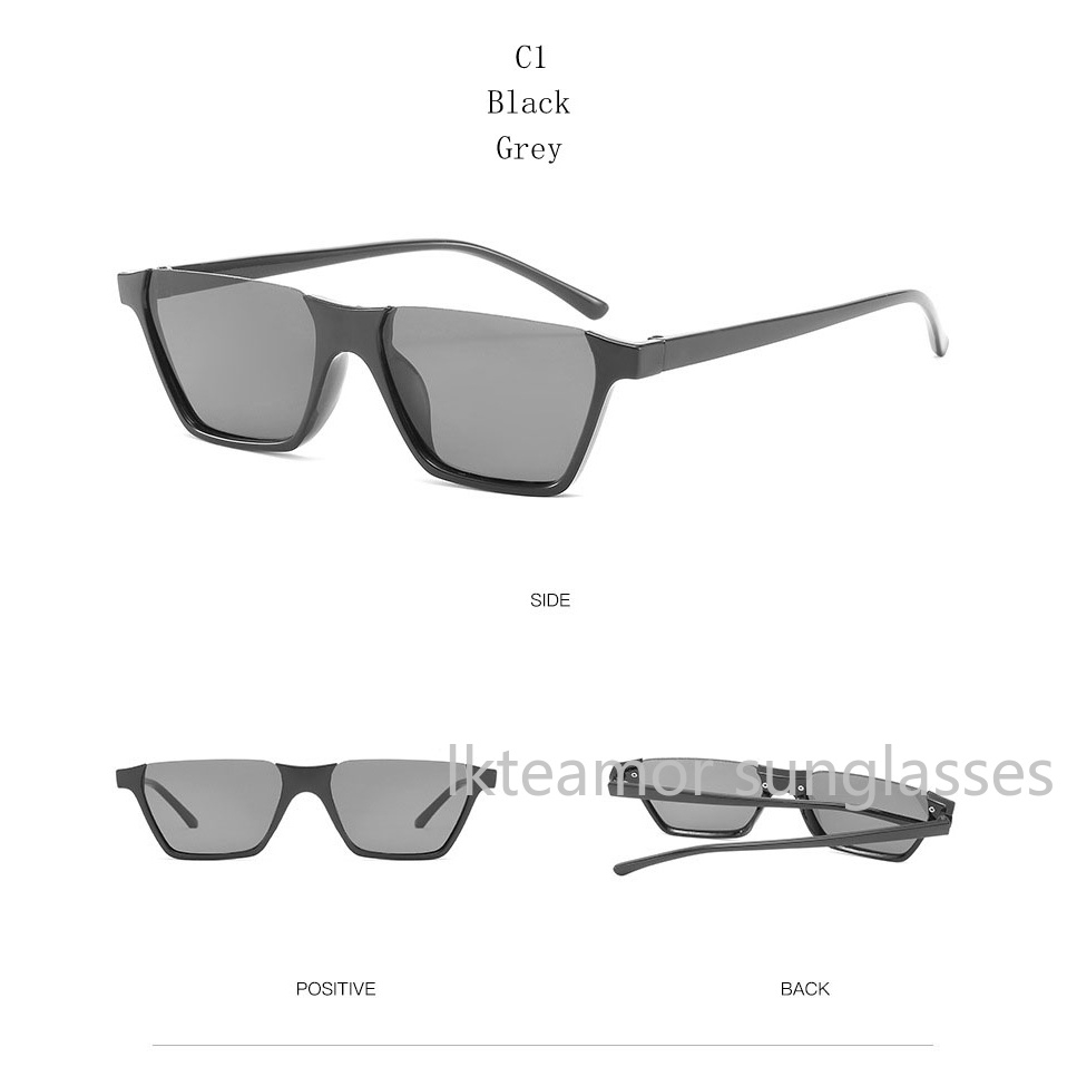 Kính vuông nửa gọng thiết kế mới 2019 cho nam và nữ