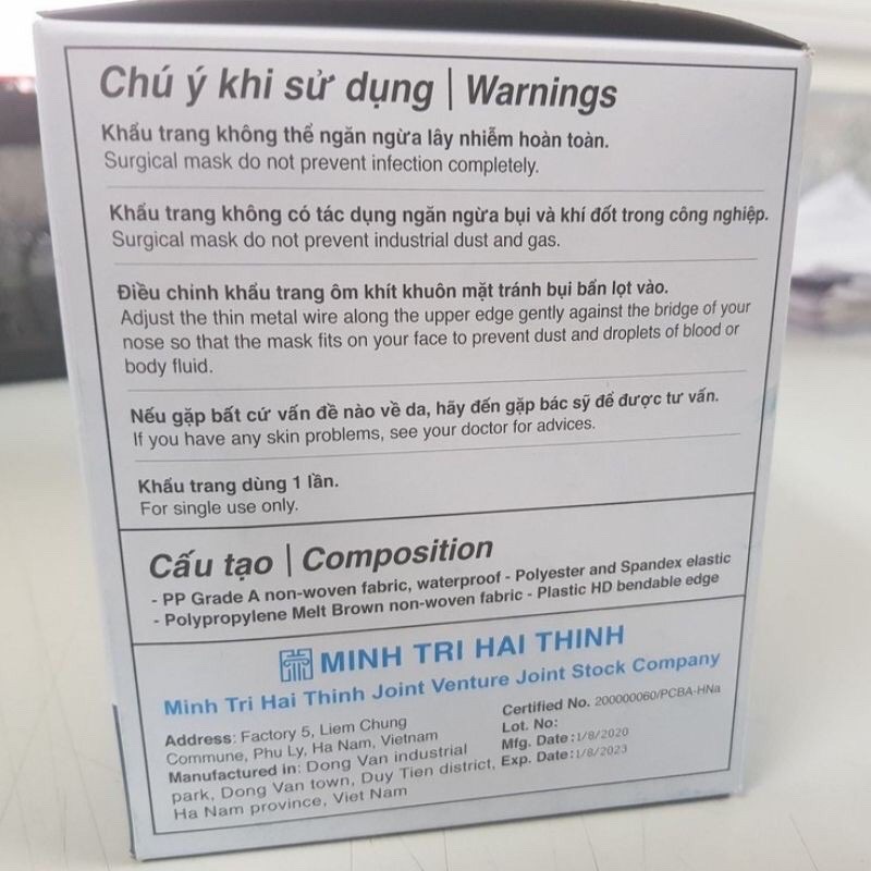 [HỘP 50C] KHẨU TRANG Y TẾ 4 LỚP HT PHARMA | BigBuy360 - bigbuy360.vn