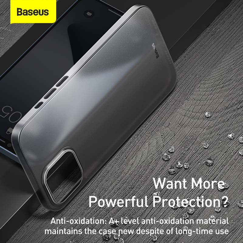 Ốp điện thoại BASEUS siêu mỏng cao cấp chống sốc cho Iphone 12 Mini Pro Max | BigBuy360 - bigbuy360.vn
