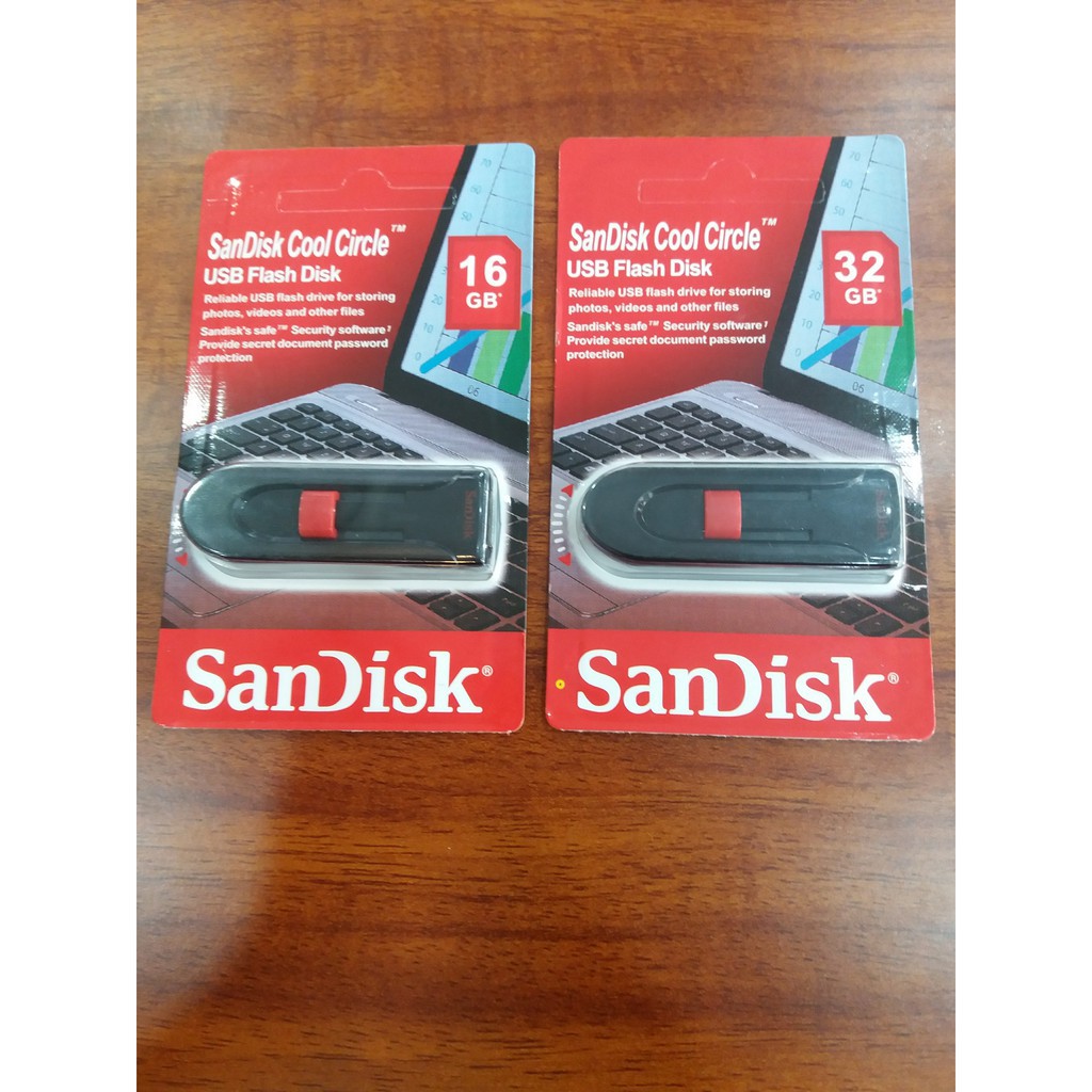 USB 3.0 32GB/16GB Sandisk Cool Circle - Bảo hành 5 năm