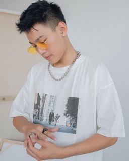 Áo longtee Leon Montana trắng Brocode