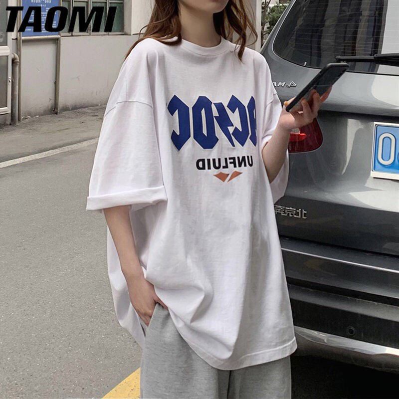 Áo Thun Tay Lỡ Unisex, , Áo Thun Form Rộng Nam Nữ, Áo Thun Chữ ACDC (Kèm Ảnh Thật)