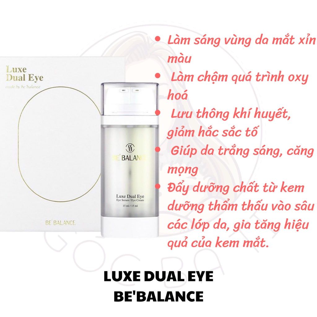 Kem Mắt Luxe Dual Eye BE'BALANCE
