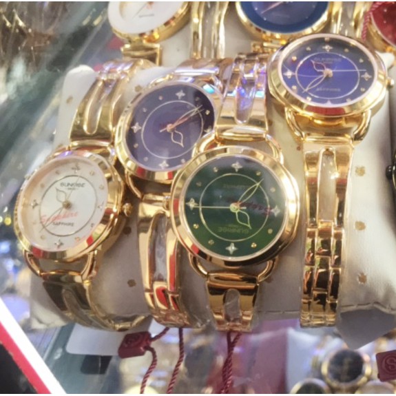 Đồng hồ nữ đẹp ♥️FREESHIP♥️ Model Sunrise 9941SA kính Sapphire chống xước chống nước tốt - Fullbox chính hãng