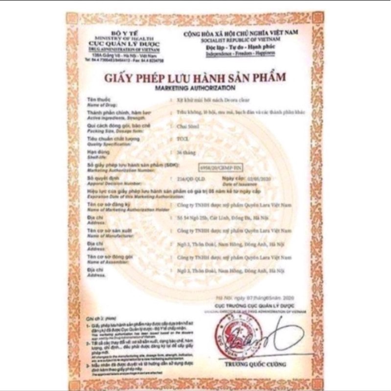 Xịt khử mùi hôi nách hôi chân DEORA CLEAR Quyên Lara 50 ml