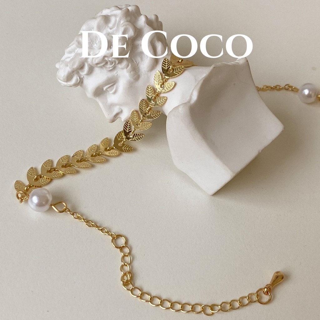 [KHÔNG ĐEN GỈ] Vòng tay lắc tay titan hình nguyệt quế Hera decoco.accessories | BigBuy360 - bigbuy360.vn