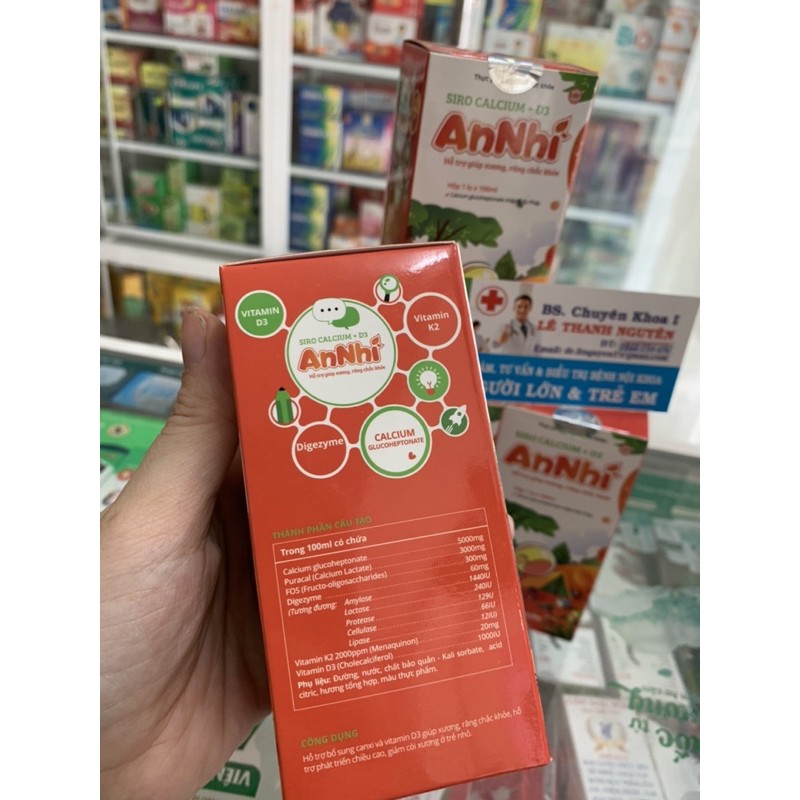 ✅(chính hãng) SIRO AN NHI calci K2 D3 từ sơ sinh | Thế Giới Skin Care