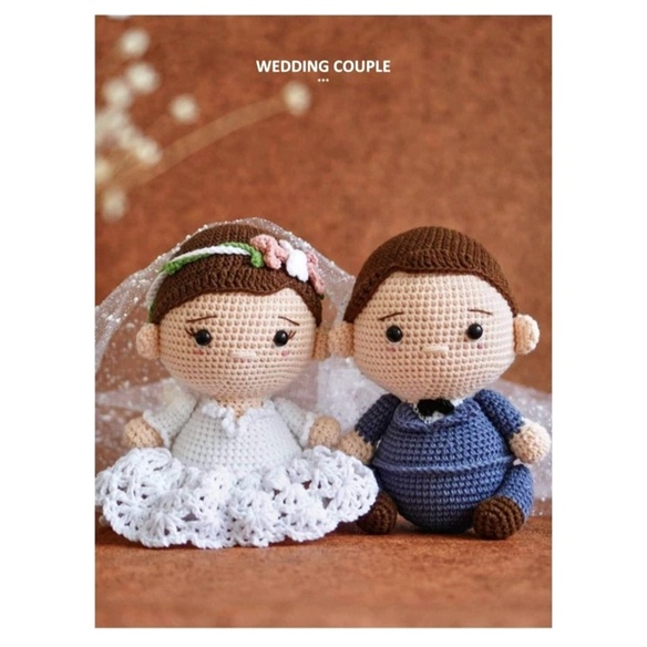 Búp bê Couple cô dâu chú rể quà tặng đám cưới kèm hộp