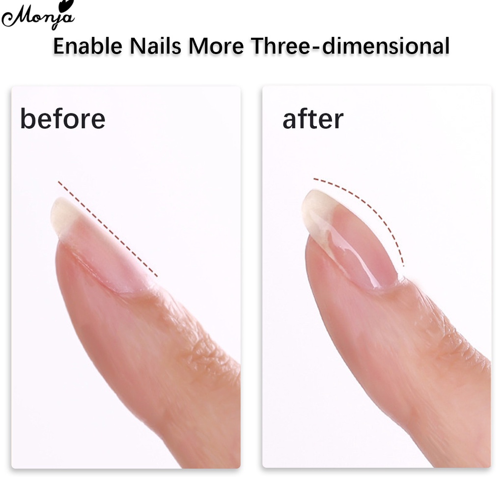 Gel UV sơn móng tay Monja 8/15gNo phủ lớp ngoài 4 trong 1 cao cấp