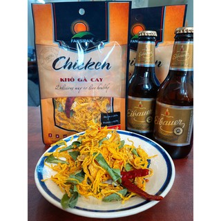 [Gro Gift Quà Tặng] Khi Mua Thùng Bia Eibauer Tặng 1 Quà Tặng Gói Khô Gà Lá Chanh Fanxipan 50g