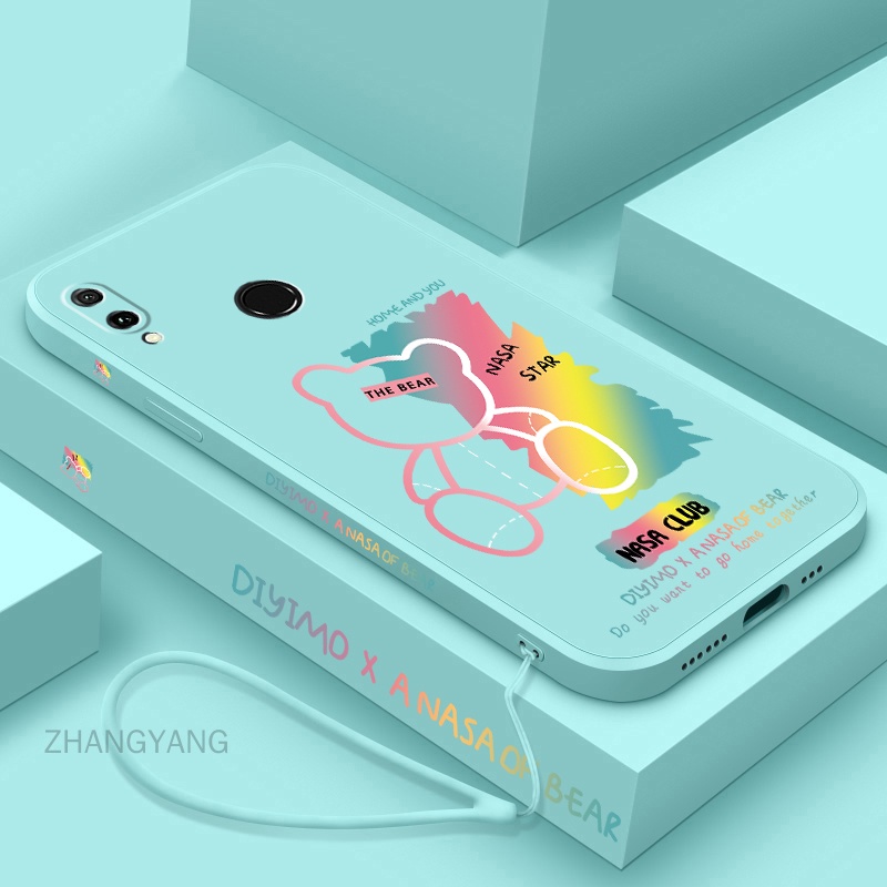 Ốp Điện Thoại TPU Silicon Thẳng Viền Dọc Kèm Dây Đeo Cho Redmi 8 Redmi 8a note 7 7 6 6a