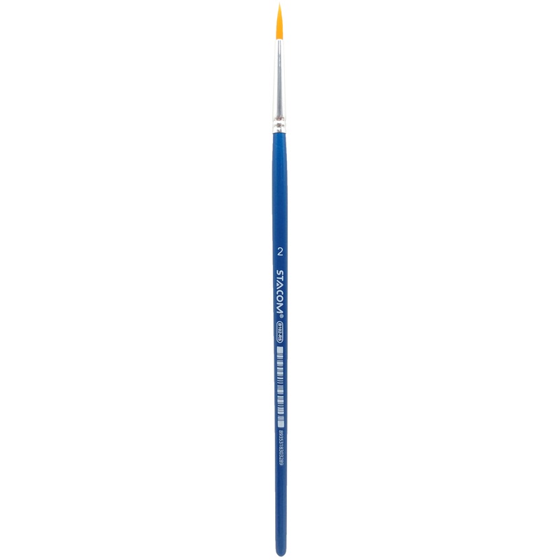 Cọ Vẽ Nylon Đầu Tròn Số 2 - Stacom B102-RS